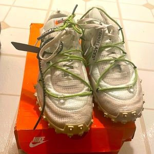 HELLO. I am selling Off-White Nike Waffle Racers. Gently Used. AUTHENTIC!!